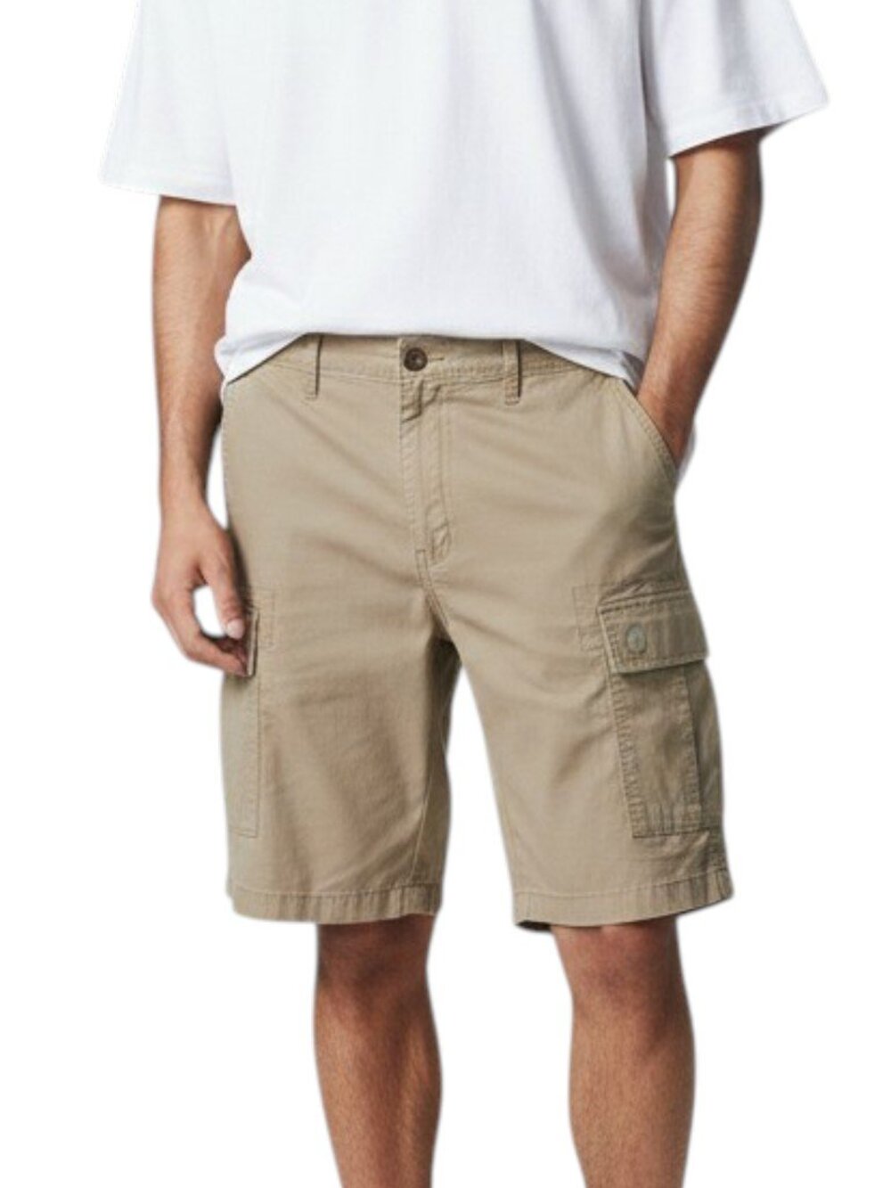 Levis Cargo Shorts 33 Mens Gray Utility Cotton